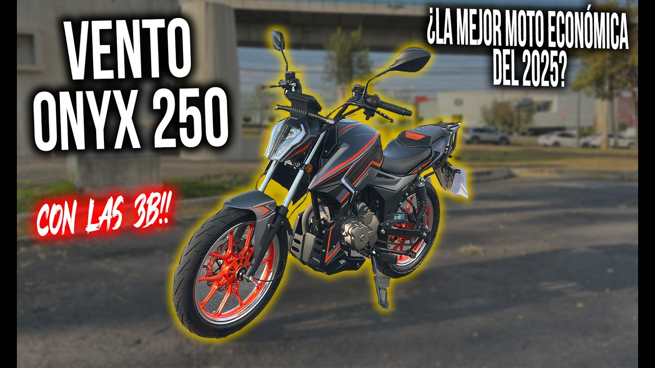 ¿La MEJOR moto BARATA? 🤔Vento ONYX 250 Prueba y Reseña 🤑