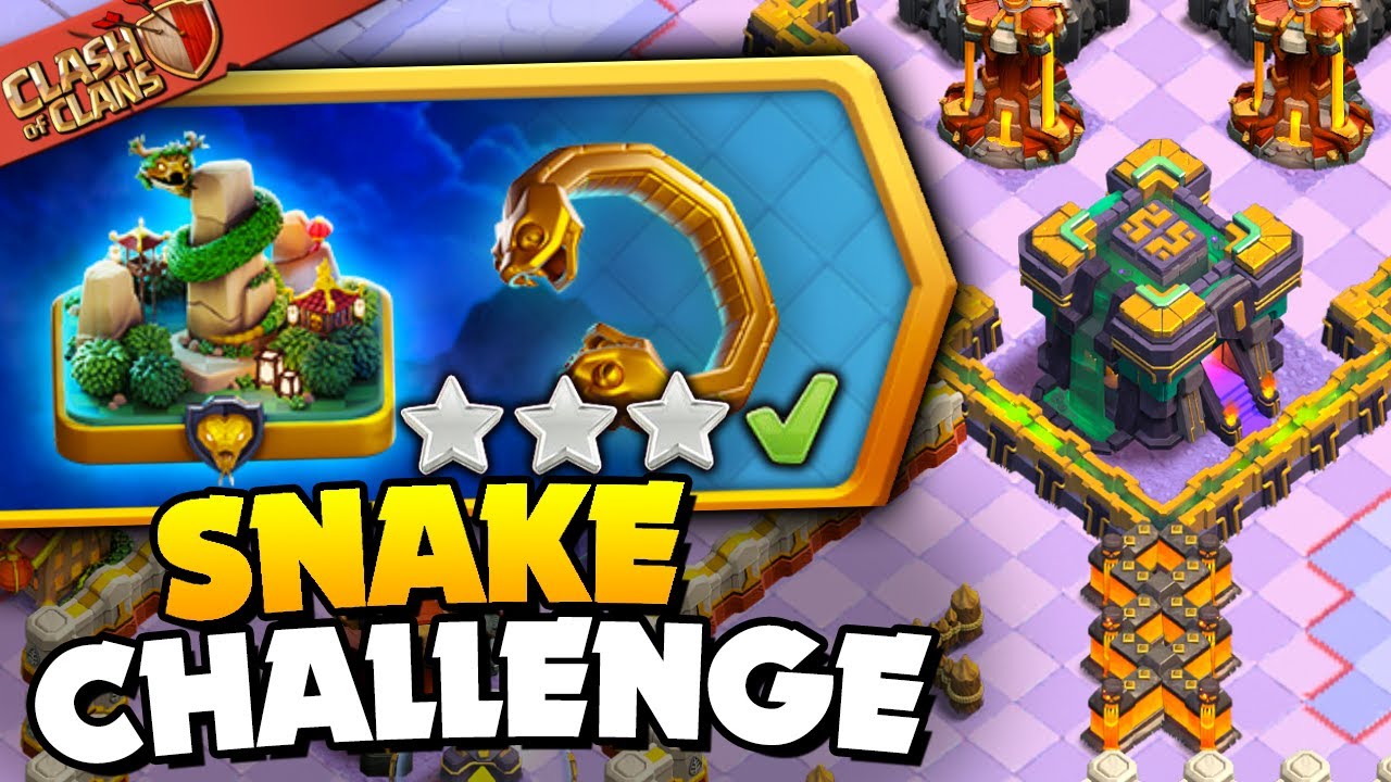 Easily 3 Star Snake It Back Challenge (Clash of Clans)