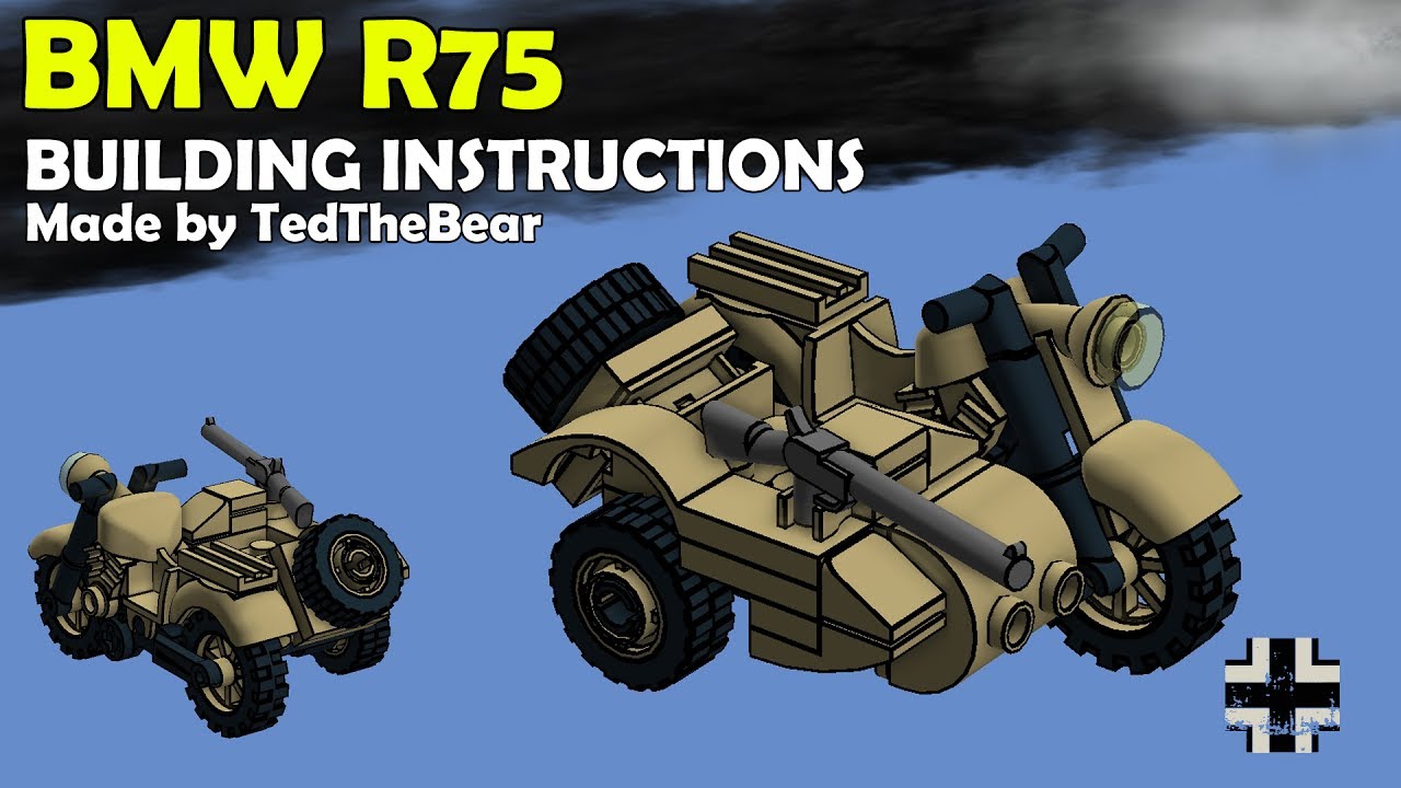 LEGO Building Instructions: BMW R75