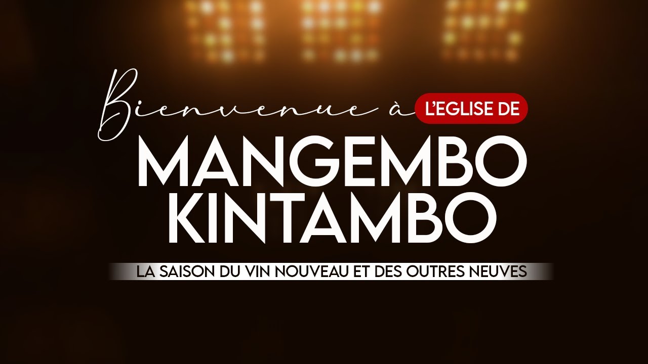 CULTE DOMINICAL  II  THEME : ...PAR LA FOI  II ORATEUR : REVEREND DIEUDONNE MUTSHAILA