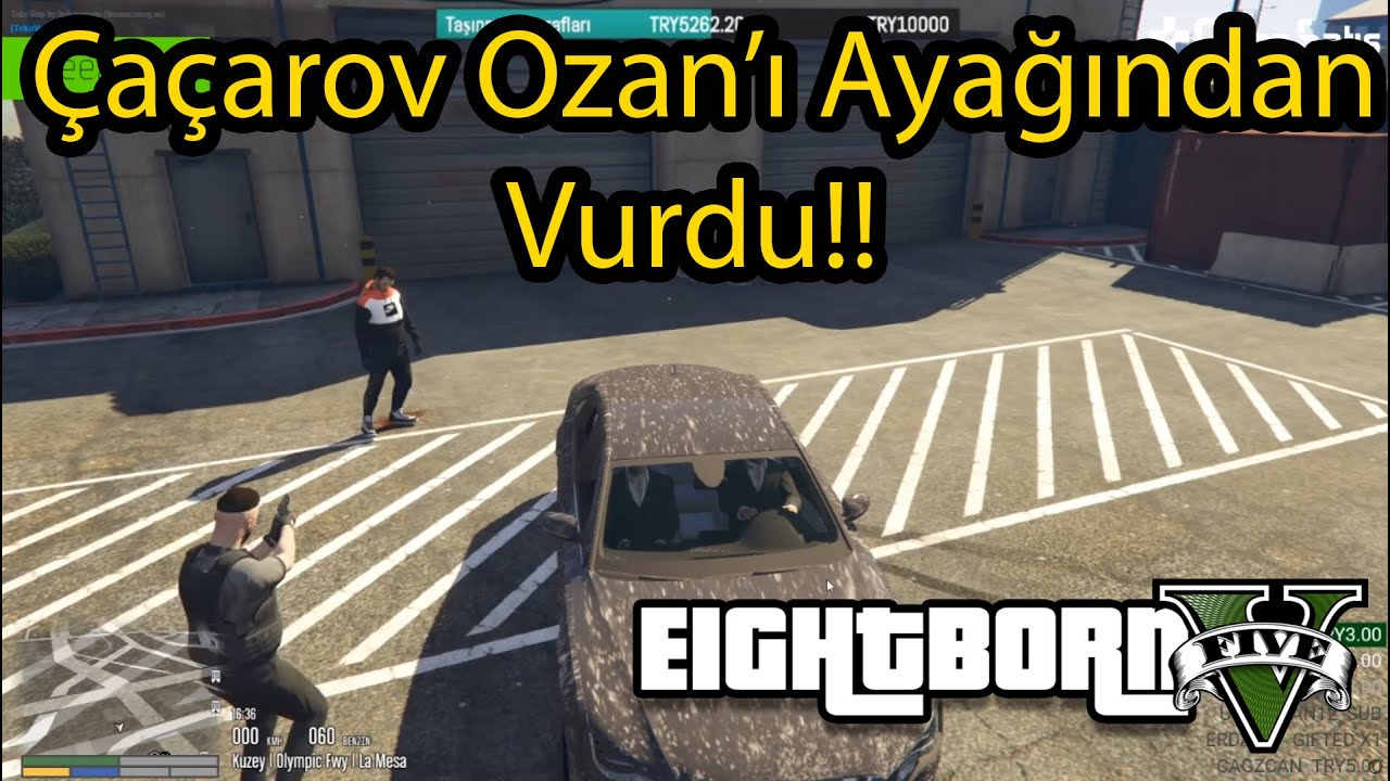 EightbornV Çaçarov Ozan'ın Ayağına Sıktı!! - Ozan Çaça'yı Kavgaya Çağırdı!! -Akagreen EightbornV