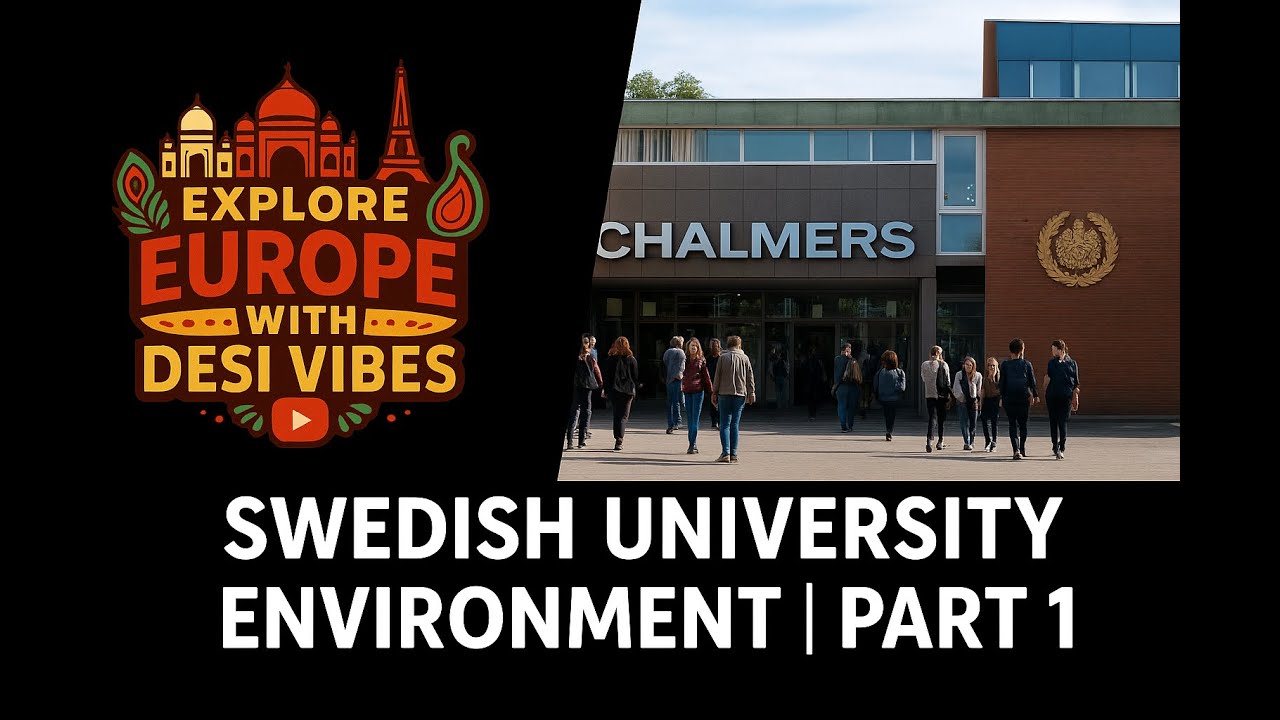 Chalmers University Sweden 🇸🇪 | Student guide & Campus Tour | Study in Europe Part 1, Gothenburg