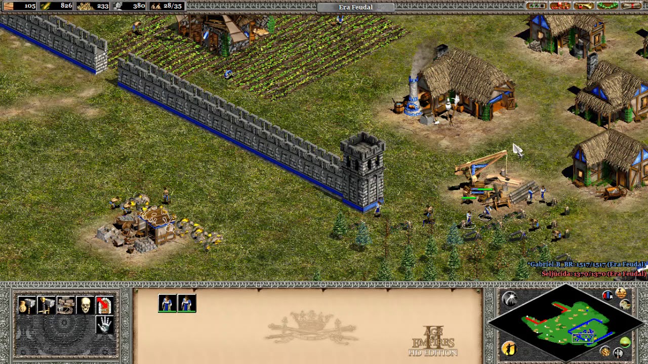 AOE 2 HD- Player VS AI_(1600-1700RM) DEMO
