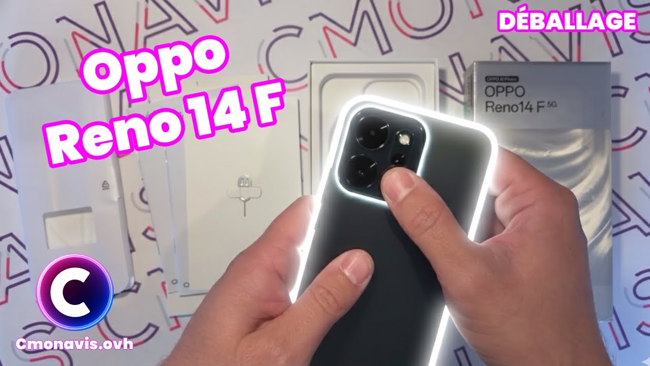 Déballage Oppo Reno 14 F (FS)