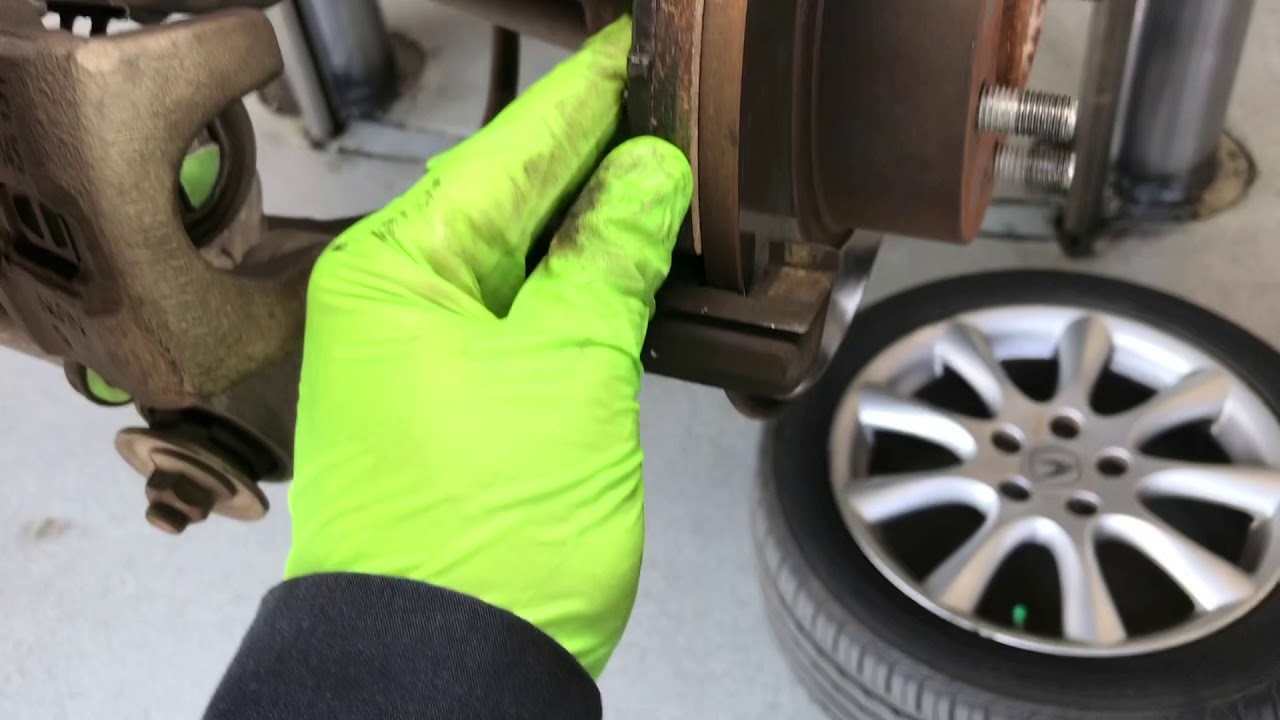 2004 - 2008 Acura TSX -How to Replace Rear Brake Pads -DIY