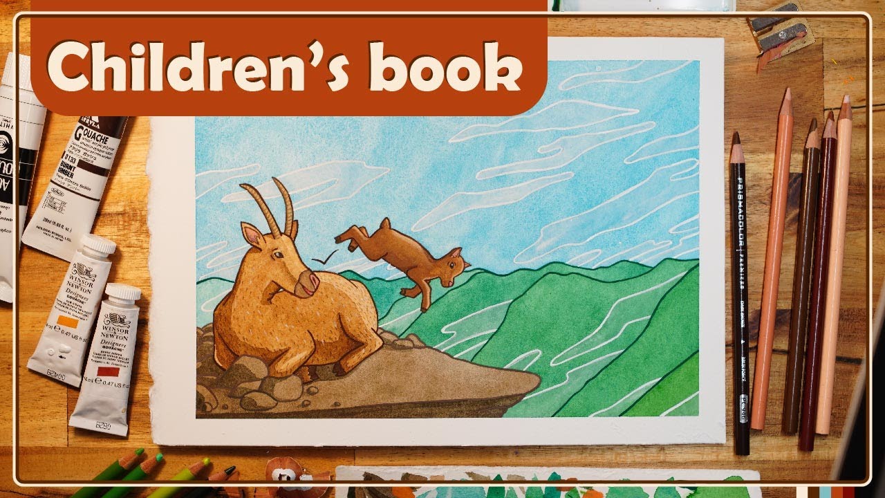Watercolour Painting // Children's Book Part 3
