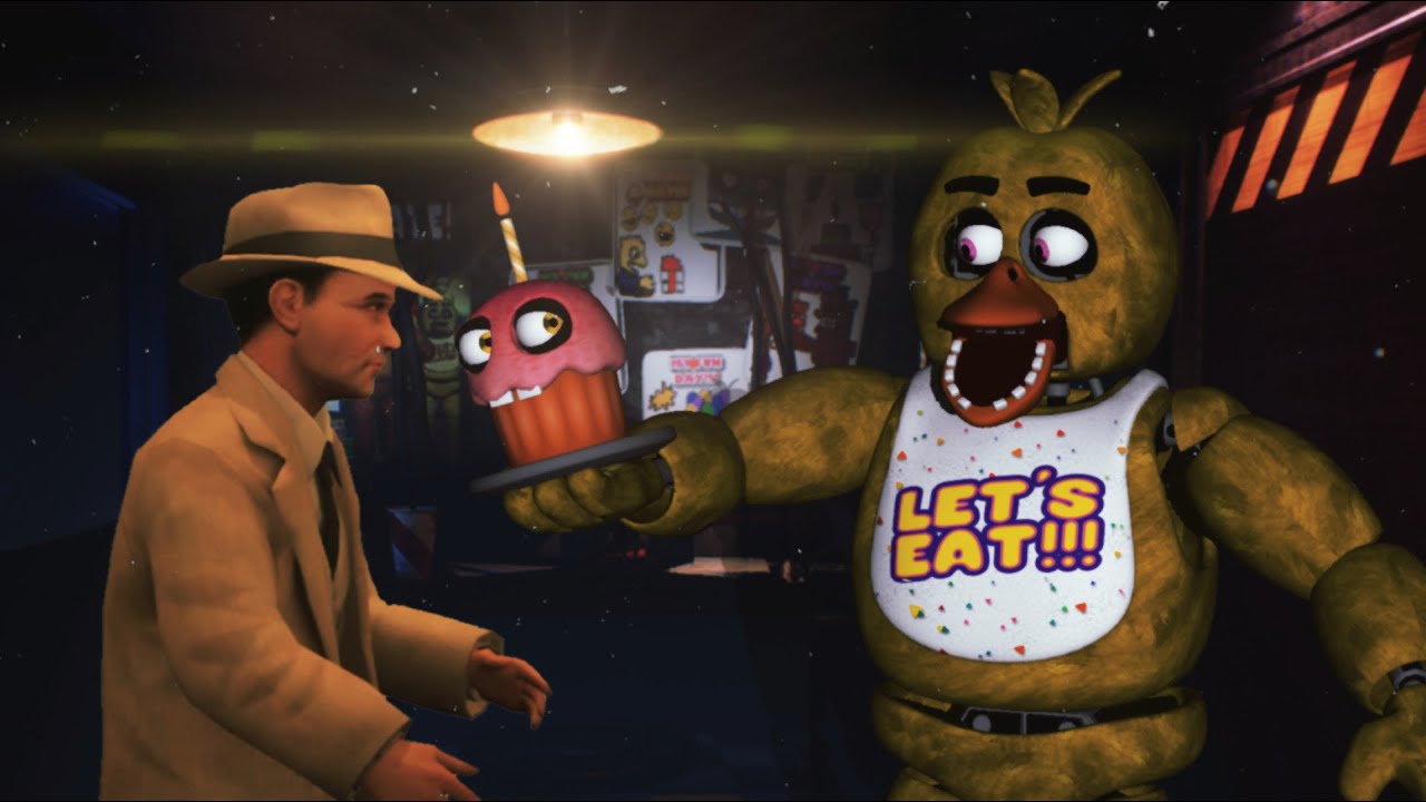 TRABAJO como INVESTIGADOR en la PIZZERIA de FNAF 1 !! - Fazbear Nightmare (FNAF Game)