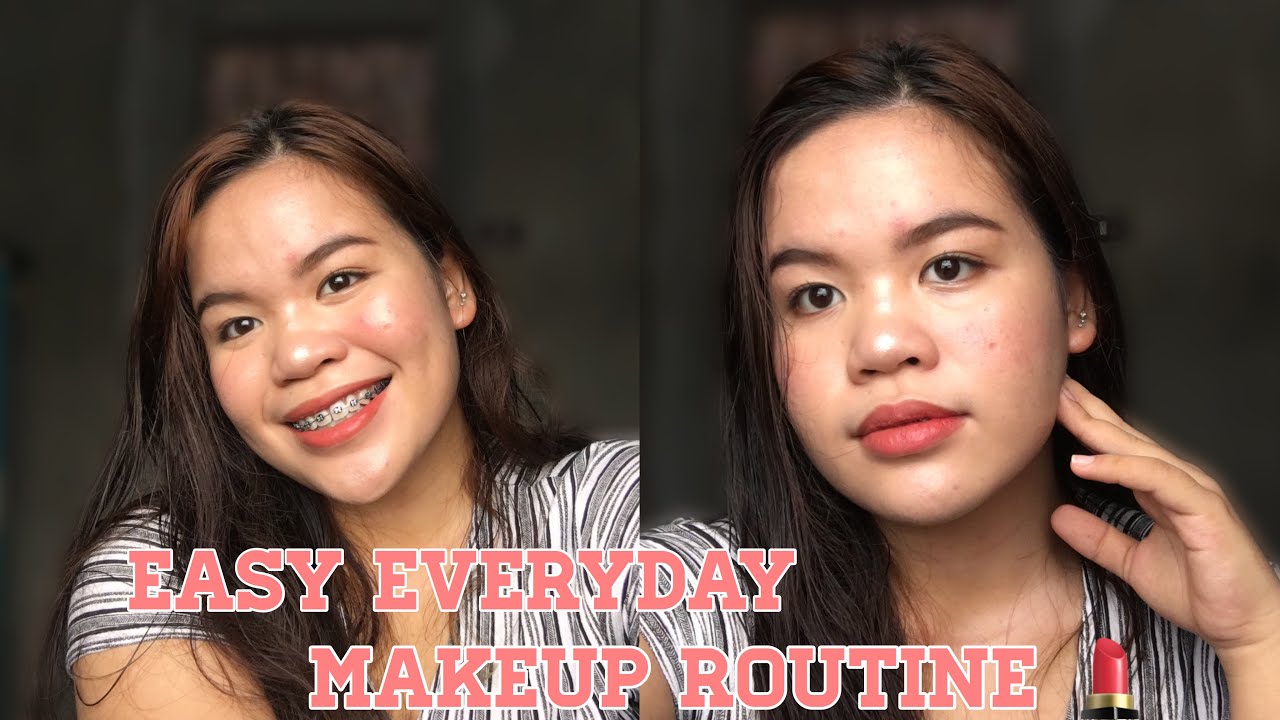 easy everyday makeup routine | acne prone skin | sam montecillo