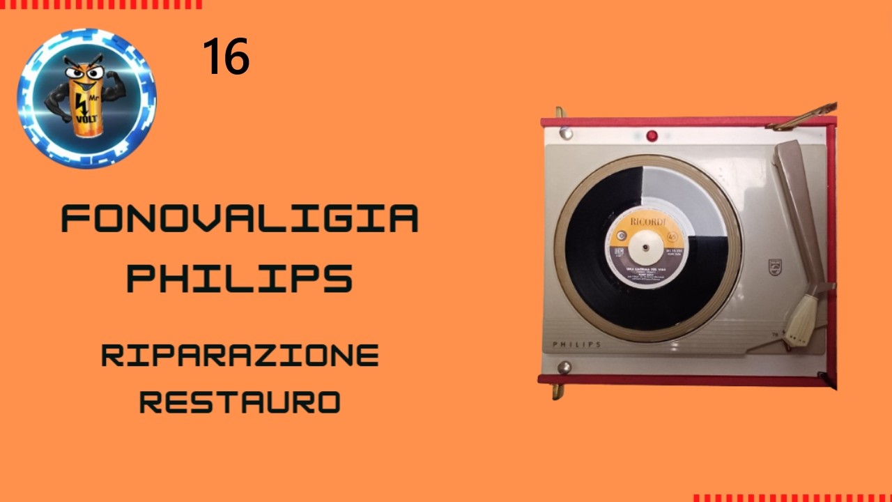 Fonovaligia Philips riparazione e restauro