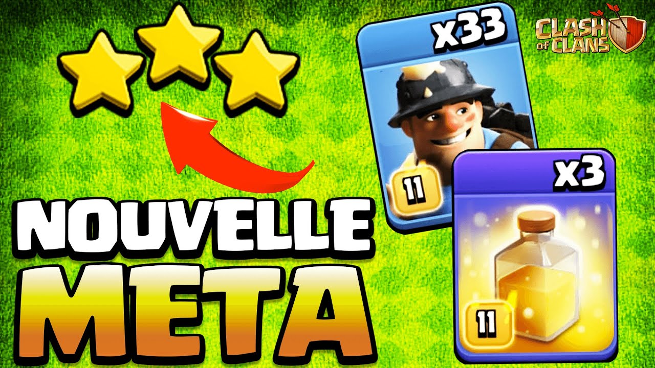 ⛏️ FULL MINEUR : La NOUVELLE COMPO 🔥 tout HDV pour 3 &Eacute;TOILES ⭐⭐⭐ FACILES sur Clash of Clans !
