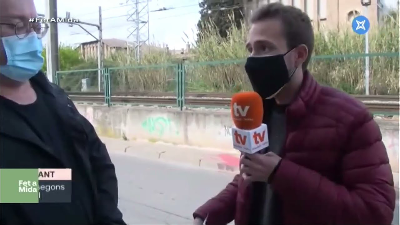 Directe sobre l'amiant pel programa 'Fet a mida' des de Cerdanyola del Vallès