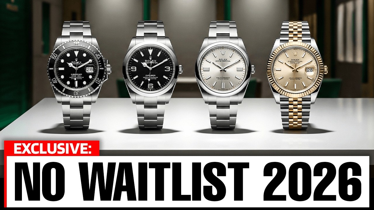 Топ-10 часов Rolex без очереди на покупку в 2026 году