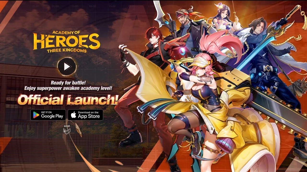 Academy of Heroes First 13 Minutes Gameplay (Android/iOS) - Epic Gacha + Turn-Based Battles!