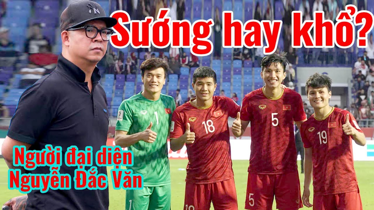 Quang Hải - Văn Hậu - Bùi Tiến Dũng & người đại diện Nguyễn Đắc Văn