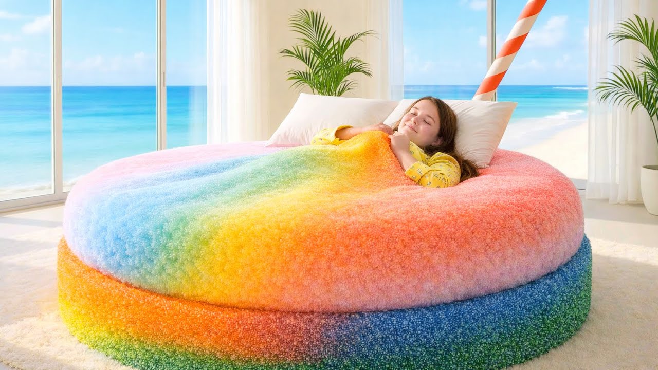 Which crazy bed would you choose to sleep in? 😴🦋