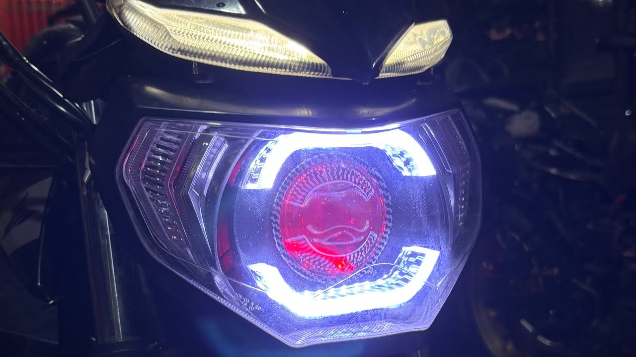 Yamaha mt25 + headlamp mt09 (biled 2,5inch)