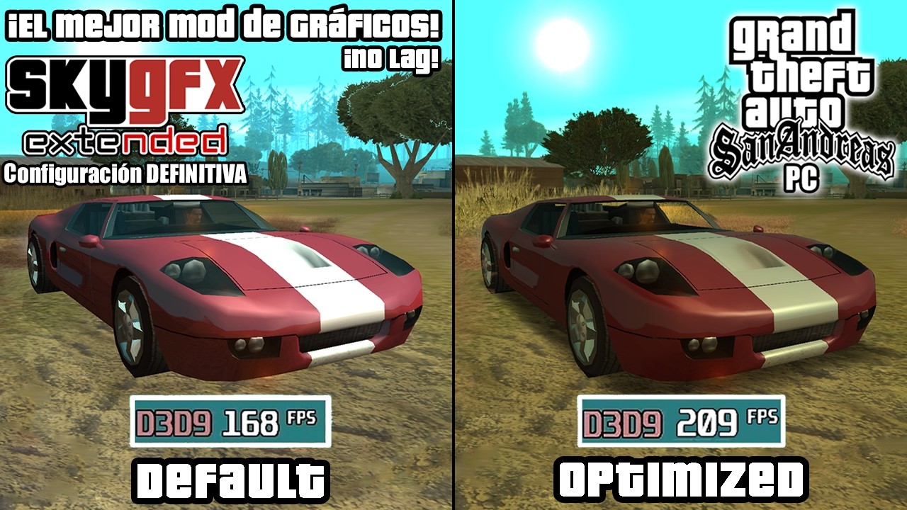 Лучший графический мод для GTA San Andreas ПК | SkyGFX Extended | Графика для PS2 и Android (RUS CC)
