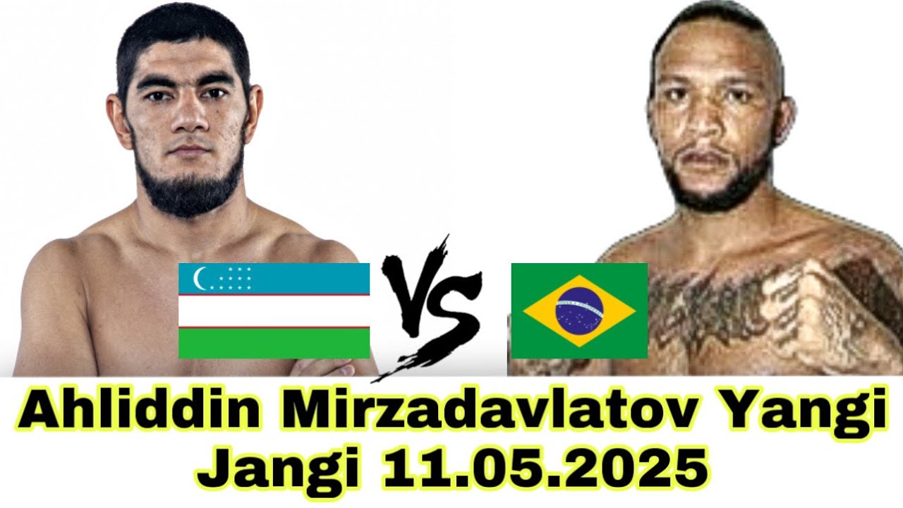 Ahliddin Mirzadavlatov Yangi Jangi | Ahliddin Mirzadavlatov vs Luciano Palhano #uzb #uzbekistan #mma