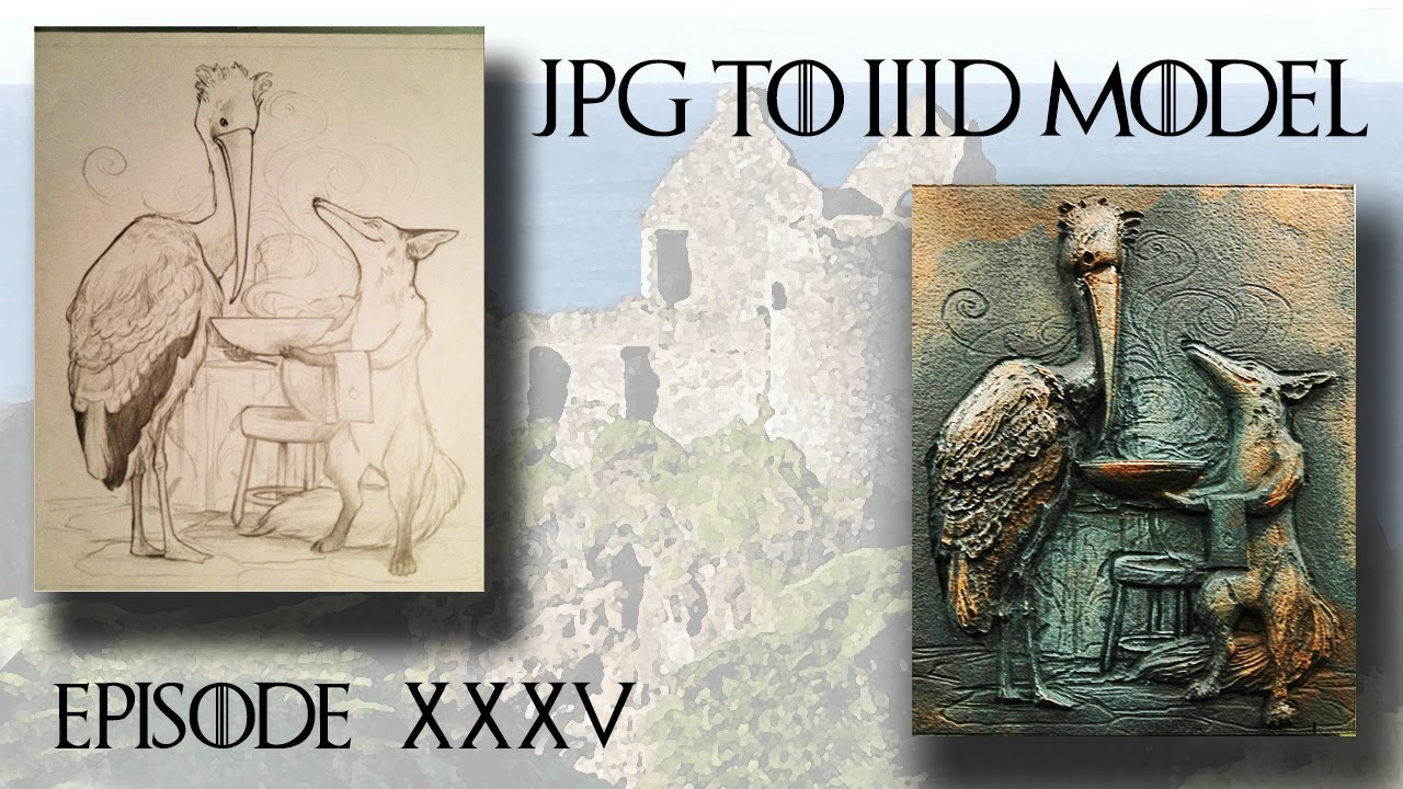 How to create a 3D model from a JPG using Vectric's Aspire