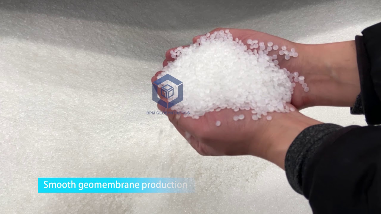 Geomembrane manufacturing process