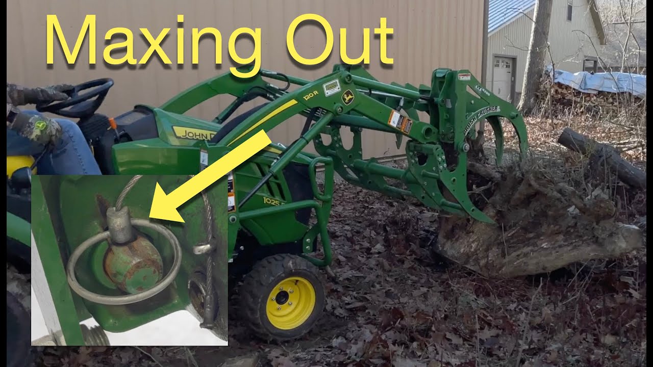 John Deere 1025R: проверка некоторых ограничений