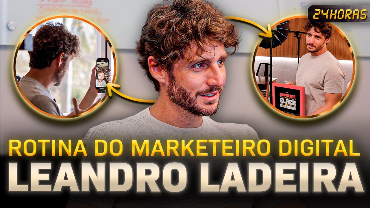 24 HORAS COM LEANDRO LADEIRA | A ROTINA DE QUEM VENDE MUITO TODO SANTO DIA