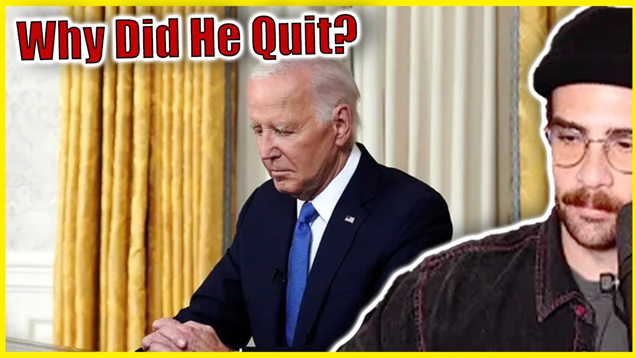 Biden Speaks On Dropping Out Of The Election | HasanAbi Reacts