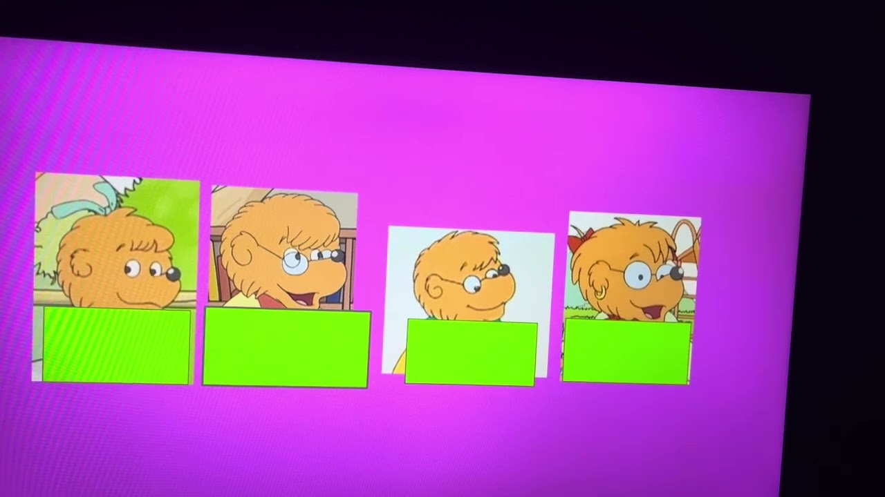 Berenstain Bears on 4 Square Interstitials: Splish Splash Splosh
