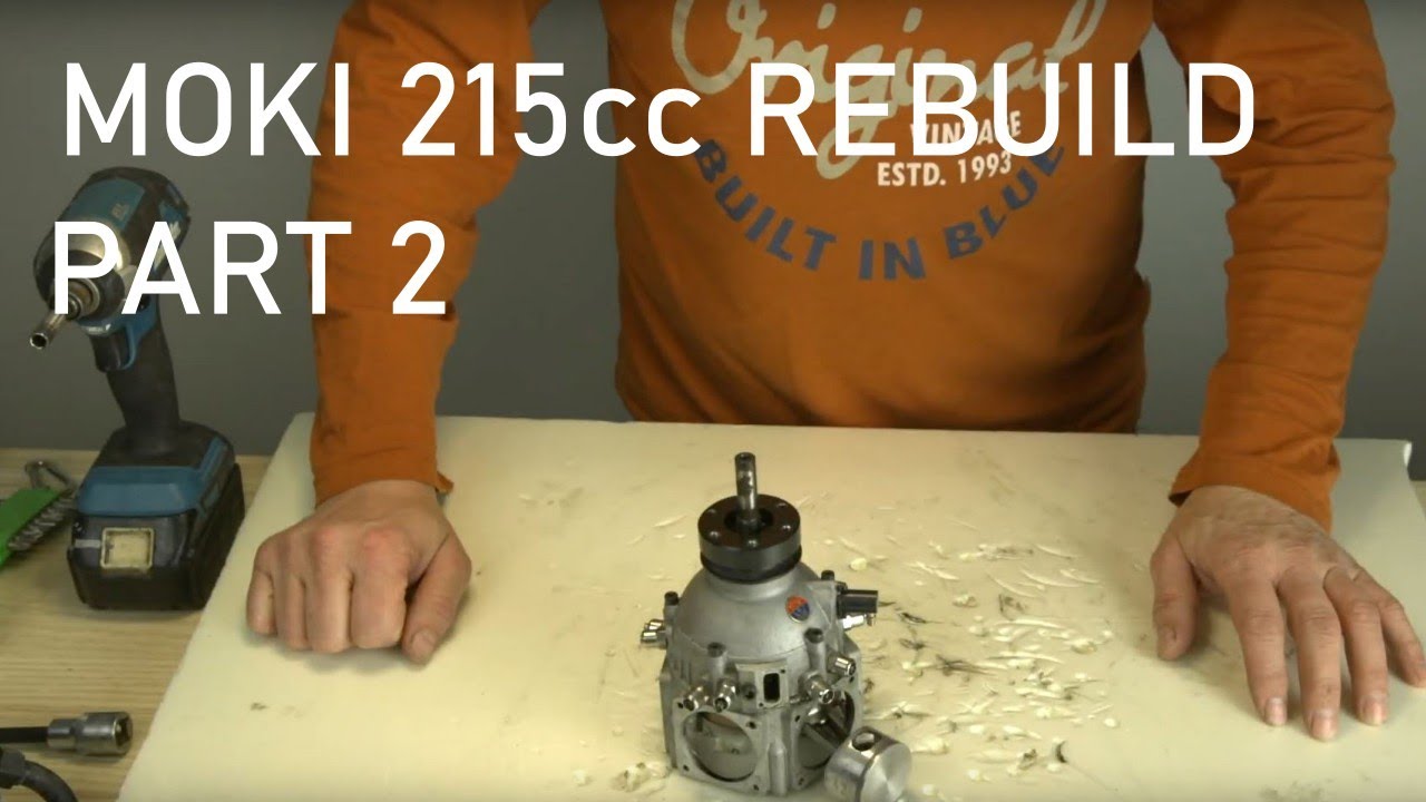 Moki 215cc rebuild part 2: cam gear and crackshaft removal