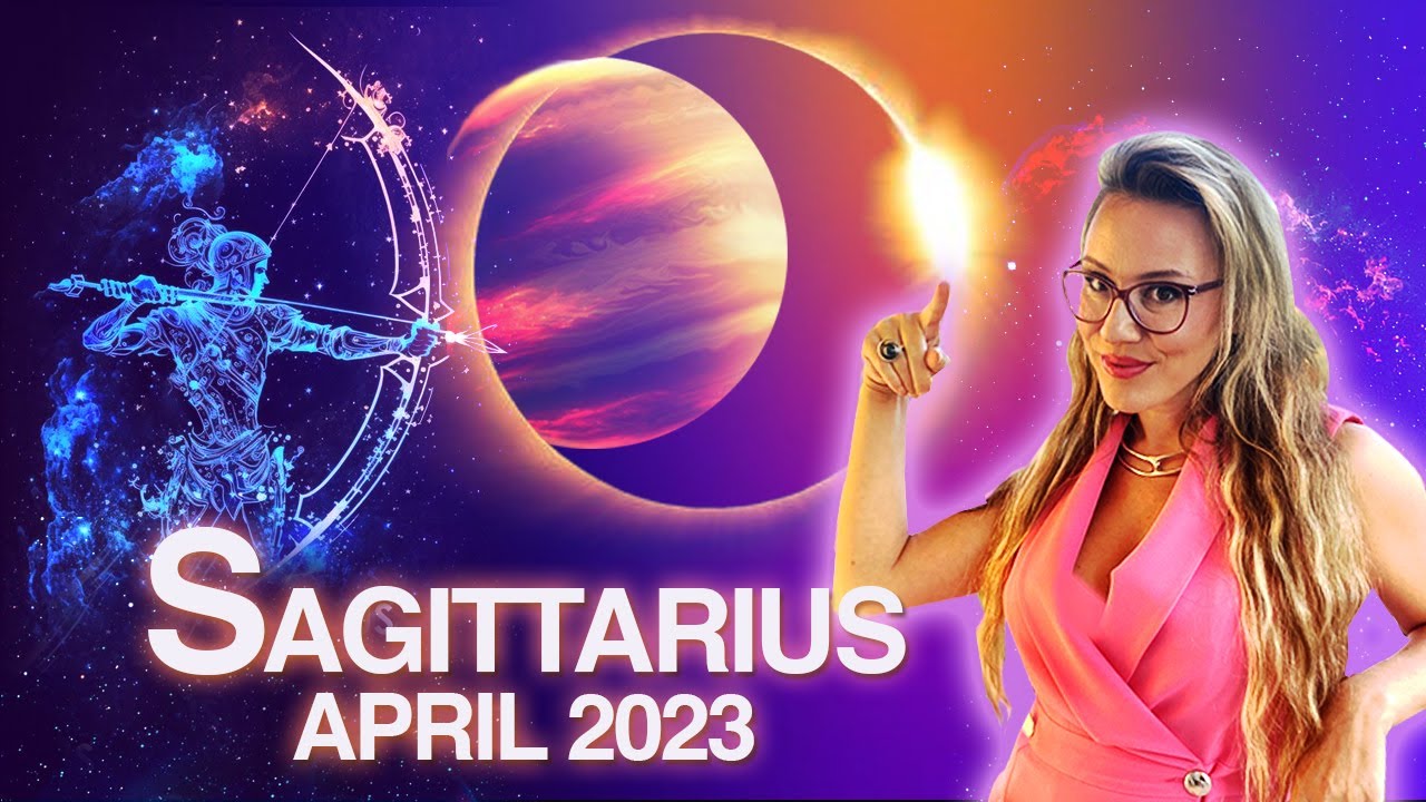 SAGITTARIUS April 2023. Powerful Solar Eclipse Sparks Your LUCK!