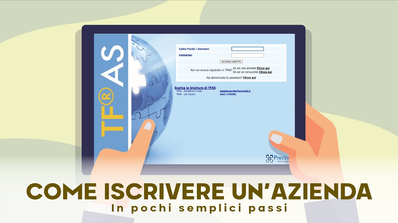 Come iscrivere un'azienda! Tutorial per aziende e consulenti