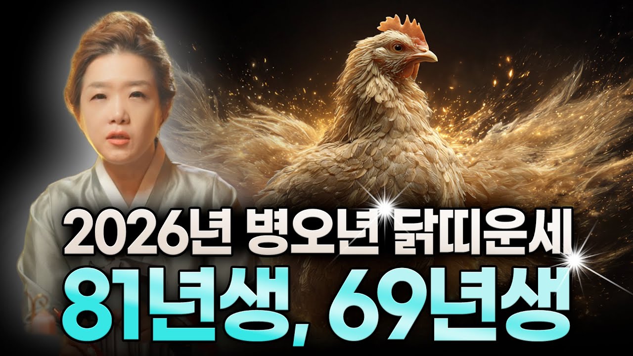 [모음영상] 2026년 신년운세 1981년생(신유생), 1969년생(기유생) 닭띠운세, 큰 운이 바뀌기 직전의 신호가 찾아왔다! 대반전의 대운이 시작! 81년생, 69년생 닭띠운세