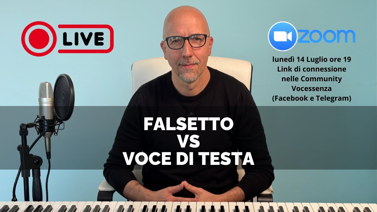 Falsetto Vs Voce di testa - estratto dell'incontro per allievi e membri della community Vocessenza