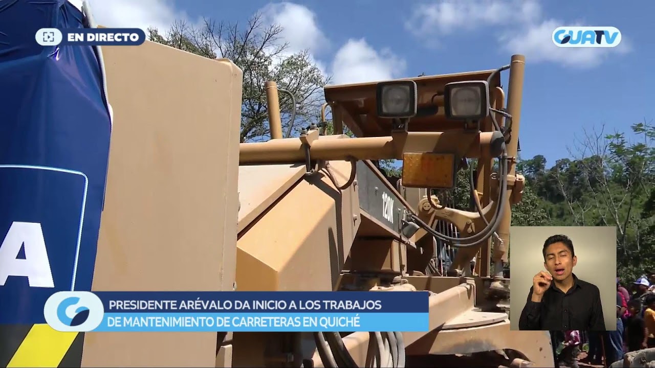 Inicio de trabajos de rehabilitación y mantenimiento de caminos en Zona Reina, Quiché.