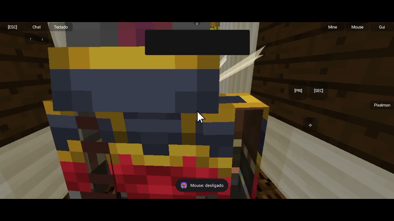Jogando Pixelmon brasil pela primeira vez