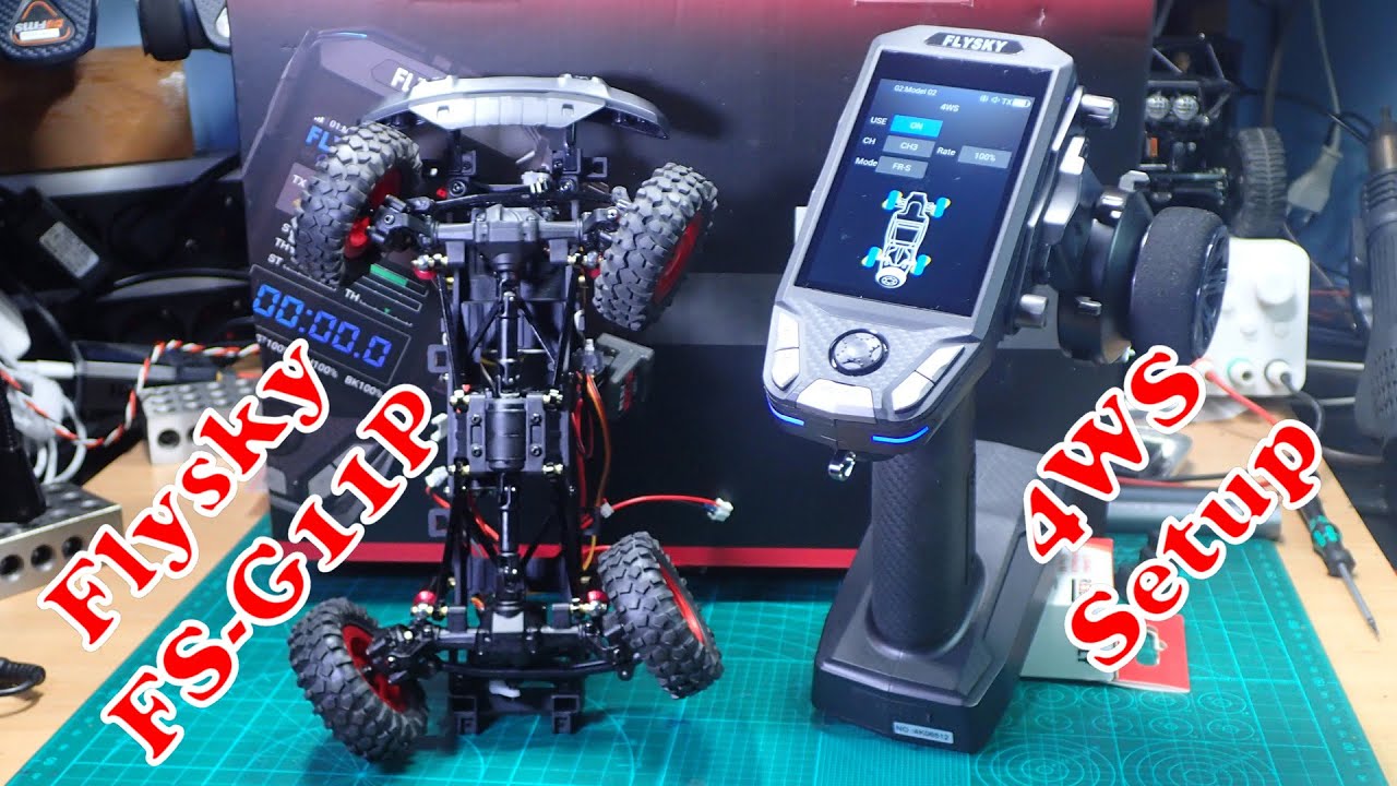 Flysky FS-G11P Radio - 4WS - 4-Wheel-Steering Options - Awesome!