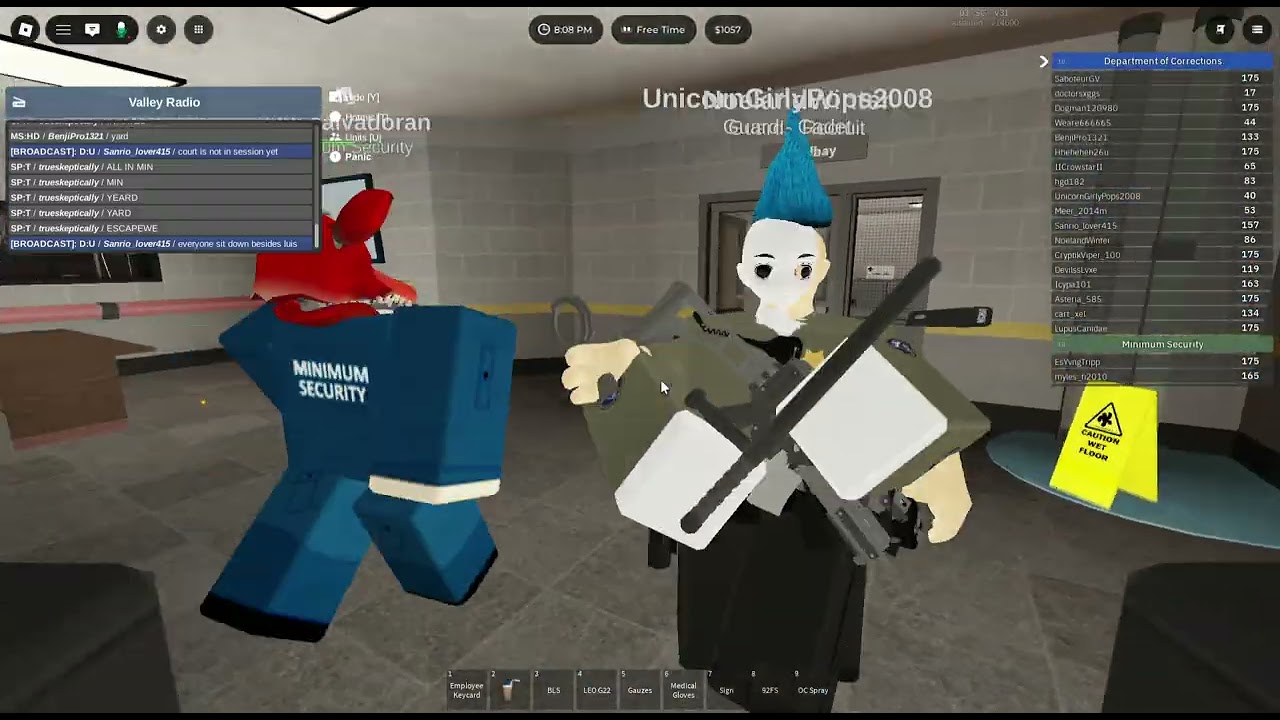 VC Servers in Valley Prison are Beautiful (Court Near the end w/ Judge)