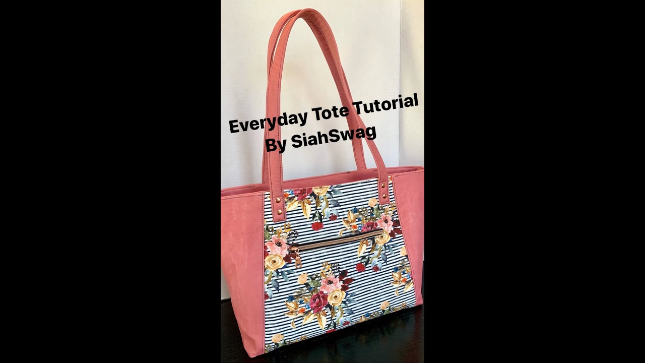 Everyday Tote Tutorial By Bagstock Designs