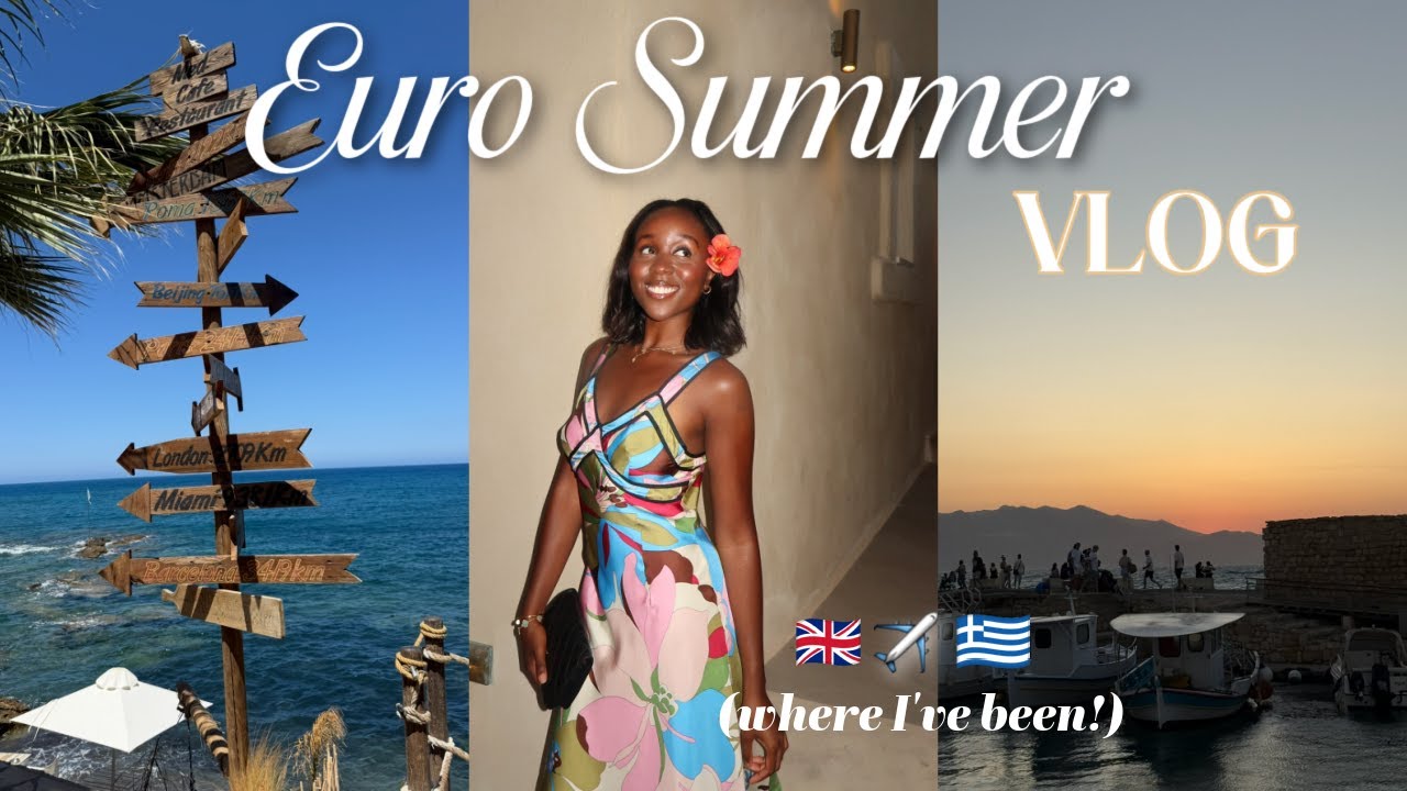 VLOG: leaving nyc for summer, a trip to europe + greece travel vlog!