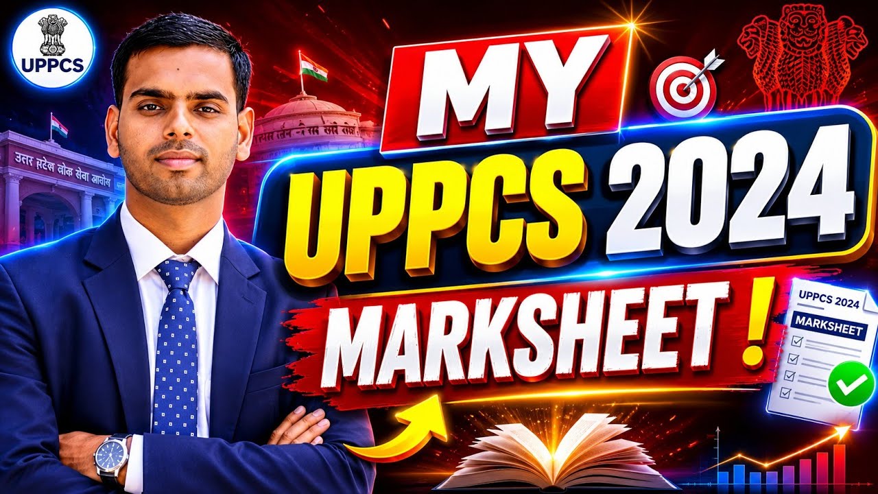 MY UPPCS 2024 Marksheet ✅ #uppcs #uppcs2024 #marksheet #princeshukla #uppcsmains #scorecard 