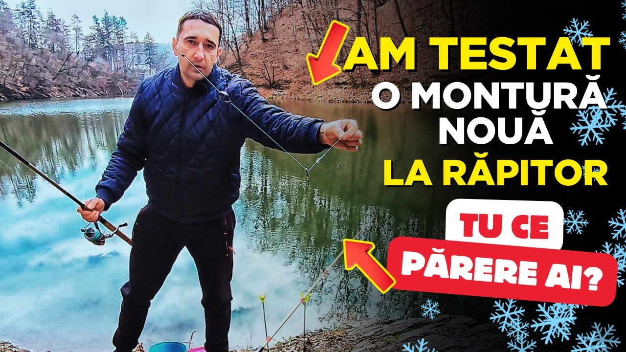 Am testat o montură nouă la șalău! Tu ce părere ai? Sezon Rece ❄️🥶