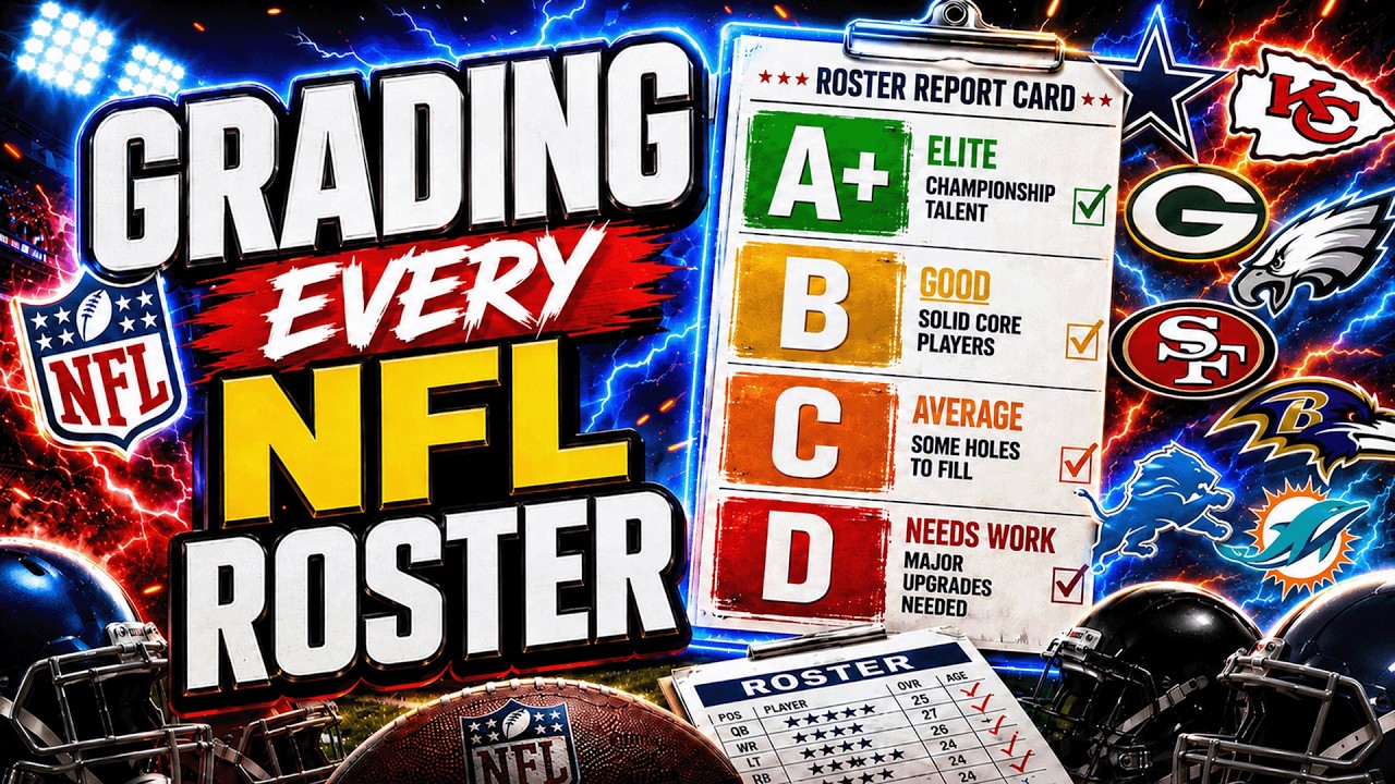 Grading EVERY NFL Roster in the NFL Heading into the 2026 Season