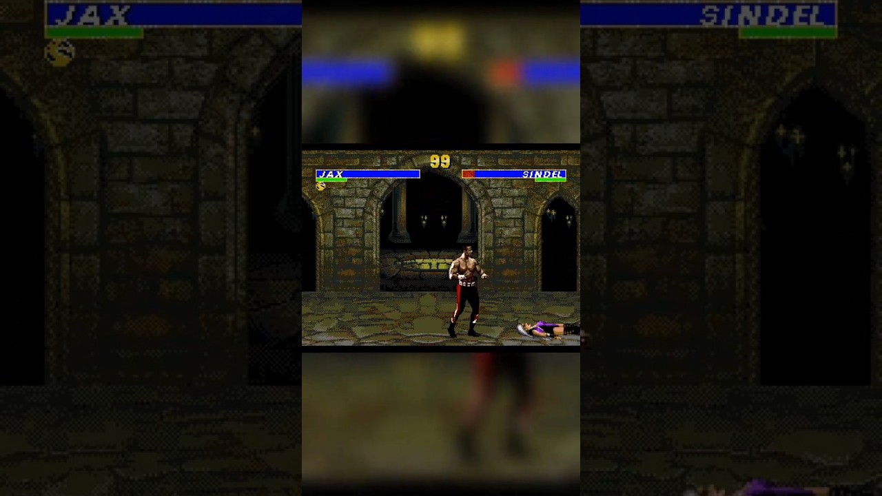 УМКТ (Sega Genesis) — Jax MK2 VS Sindel MK3 