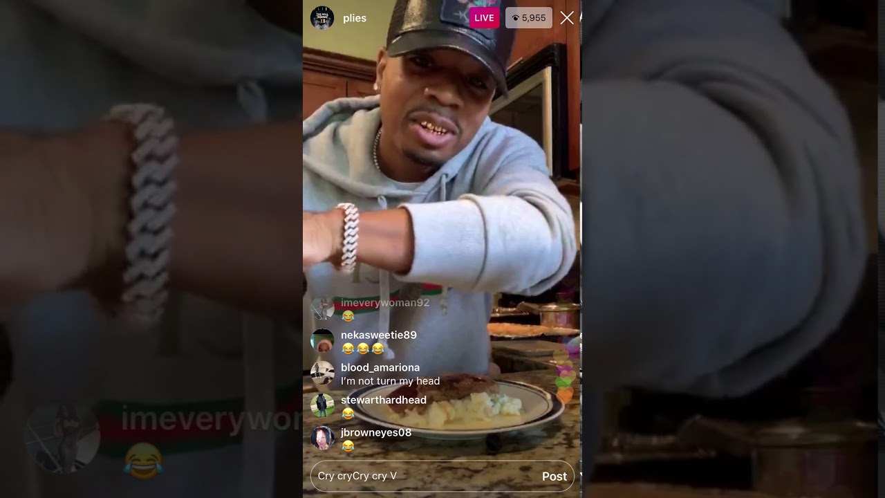 Plies shows us his cooking skills 😂😂😂😂 must watch