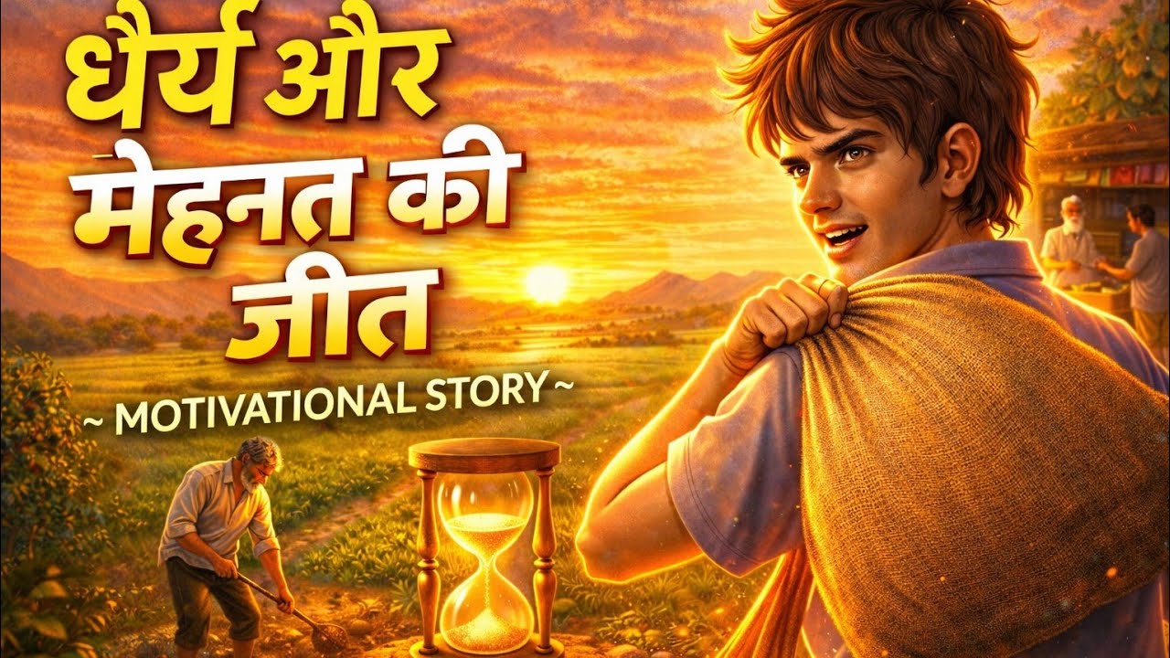 Hindi Motivational Story – धैर्य और मेहनत की जीत | Succiness Ka Real Secret | Life Changing Story