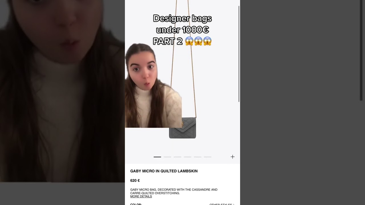 Designer bags under 1000&euro; part 2 yes or no? #luxurybag #designer #gucci #prada #saintlaurent #pfw