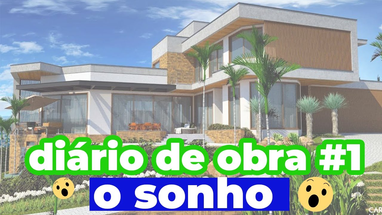 DI&Aacute;RIO DA OBRA #1 &bull; Vamos construir uma casa - CANAL MARIEL