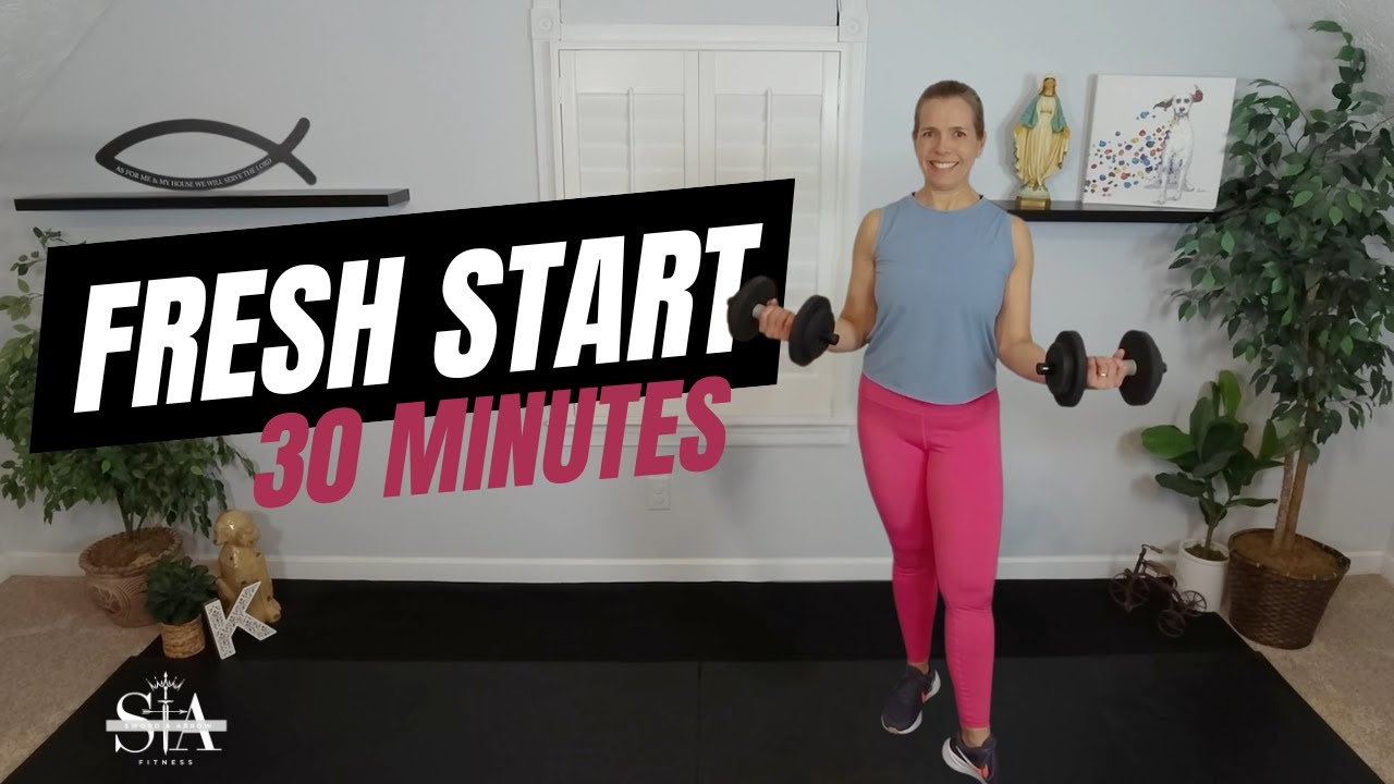Fresh Start 30-Minute Strength & Tabata Workout | Faith Based Fitness