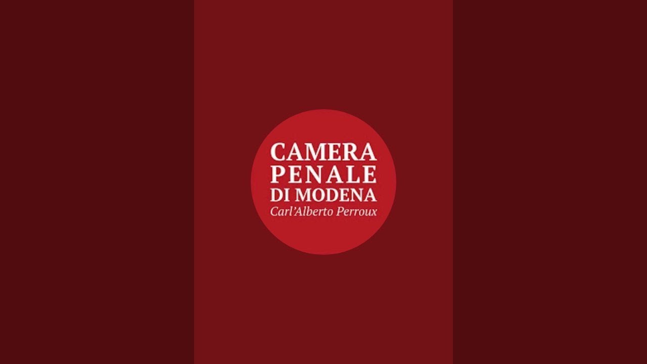 Camera Penale di Modena Carl'Alberto Perroux sta trasmettendo dal vivo.