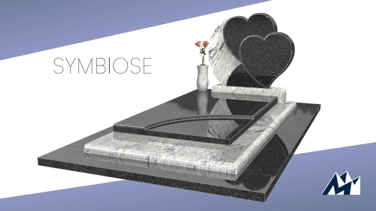 Monument funéraire Symbiose - Granits Michel Maffre